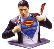 Superman Returns Bust Clark Kent 10 cm --- DAMAGED PACKAGING
